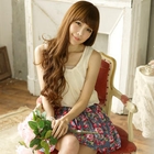 Tokyo Fashion - Sleeveless Floral Panel Dress