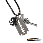 BICO - Officer Cut Skull Charm Necklace