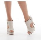 STYLEKELLY - Cut Out Open-Toe Pumps