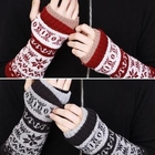Peeps - Patterned Fingerless Mittens