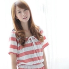 Kiwi Shop - Lace Hem Striped  Top