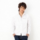 BLACK ASUKA - Long-Sleeve Pintucked Shirt