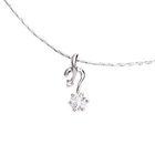Samudra Raccolta - Irregular Shaped Silver Crystal Pendant