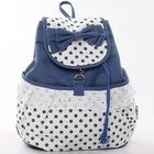 Smoothie - Bow-Accent Dot-Panel Backpack