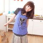 ZOO - Tie-Back Print Sleeveless Top