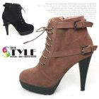 Marcella - Platform Ankle Boots