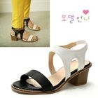 MODELSIS - Genuine Leather Strap Sandals