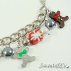 Sweet & Co. - Sweet Mirror Gingerbread & Present Silver Bracelet