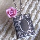 MyLittleThing - Sweetie Bible Locket with Rose Necklace MyLittleThing - Sweetie Bible Locket with Rose Necklace