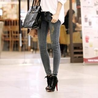 Distressed Skinny Jeans Distressed Skinny Jeans