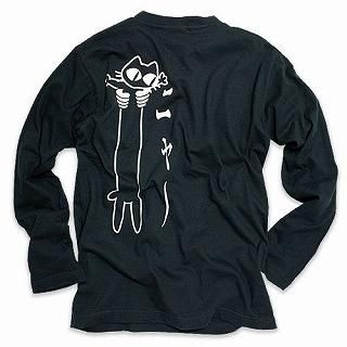 Crewneck Long Sleeve Tee - 'LOVE CAT'