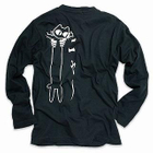 SCOPY - Crewneck Long Sleeve Tee - 'LOVE CAT'