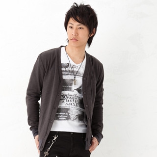 Zip-Detail Cardigan