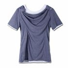 MR.PARK - Inset Hood Tab-Shoulder Top