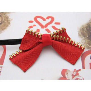 Zipper Hairpin -Red Zipper Hairpin -Red