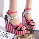 Smoothie - Strappy Platform Wedge Sandals