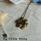 MyLittleThing - Vintage Brass Flower Necklace MyLittleThing - Vintage Brass Flower Necklace