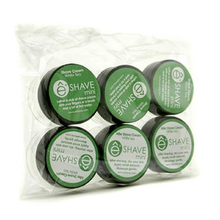 White Tea Mini Travel Set: 3x Shave Cream + 3x After Shave Cream White Tea Mini Travel Set: 3x Shave Cream + 3x After Shave Cream