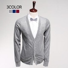 Style YOURS - Stripe-Trim V-Neck Cardigan