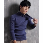 MR.PARK - Turtleneck Ribbed Knit Top
