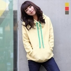 J-ANN - Brushed Fleece Hooded Pullover