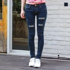 J-ANN - Distressed Blue Jeans
