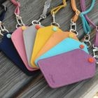 iswas - Snap-Button Card Holder with Strap