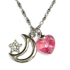 6thJune - Starry Moon October Birthstone Necklace - Tourmaline