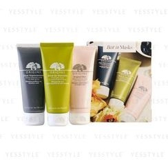 Origins - Mask Set: Charcoal Mask 100ml + Overnight Mask 100ml + Rose Clay Mask 100ml Origins - Mask Set: Charcoal Mask 100ml + Overnight Mask 100ml + Rose Clay Mask 100ml