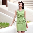 STYLEKELLY - Sleeveless Tie-Waist Dress