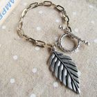 MyLittleThing - Silver Forest Leaf Bracelet