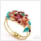 Cuteberry - Jeweled Flower Bangle