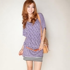 ZOO - Striped-Hem Tank Dress