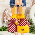 PG Beauty - Tassel-Accent Shoulder Bag With Wristlet