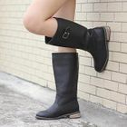 Lane172 - Buckled Long Boots