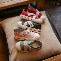 Hambu - Kids Lettering Velcro Sneakers Hambu - Kids Lettering Velcro Sneakers
