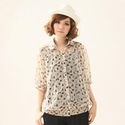 CatWorld - Set: Cat-Print Chiffon Top + Camisole