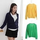 Sunbijou - Beaded V-Neck Cardigan