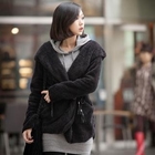 TISVIN - Hooded Fleece Jacket with Cord