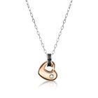 Kenny & co. - Heart Shaped with Circle & Crystal Necklace