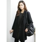 Jcstyle - Single-Button Notched Lapel Coat
