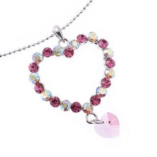 Heart Dangled Heart Pendant (Pink) Heart Dangled Heart Pendant (Pink)