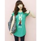 Dodostyle - Short-Sleeve Rabbit Print T-Shirt
