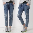 ANNINA - Distressed Baggy Jeans
