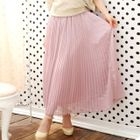 Tokyo Fashion - Pleated Chiffon Long Skirt