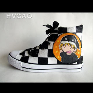 'Cartoon Characters' High-Top Sneakers 'Cartoon Characters' High-Top Sneakers