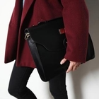 kenzi w - Faux-Leather Messenger Bag