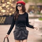 PUFFY - Asymmetrical Peplum Top