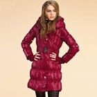 O.SA - Thumbhole-Sleeve Panel Hooded Down Coat