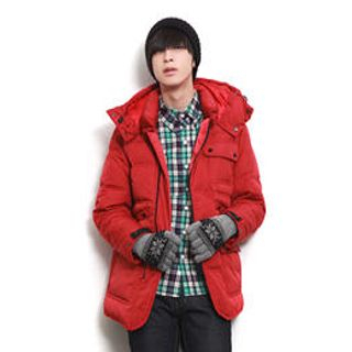 Detachable Hooded Down Padded Jacket Detachable Hooded Down Padded Jacket